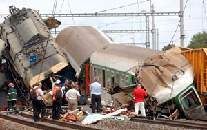 Близ Варшавы столкнулись два поезда